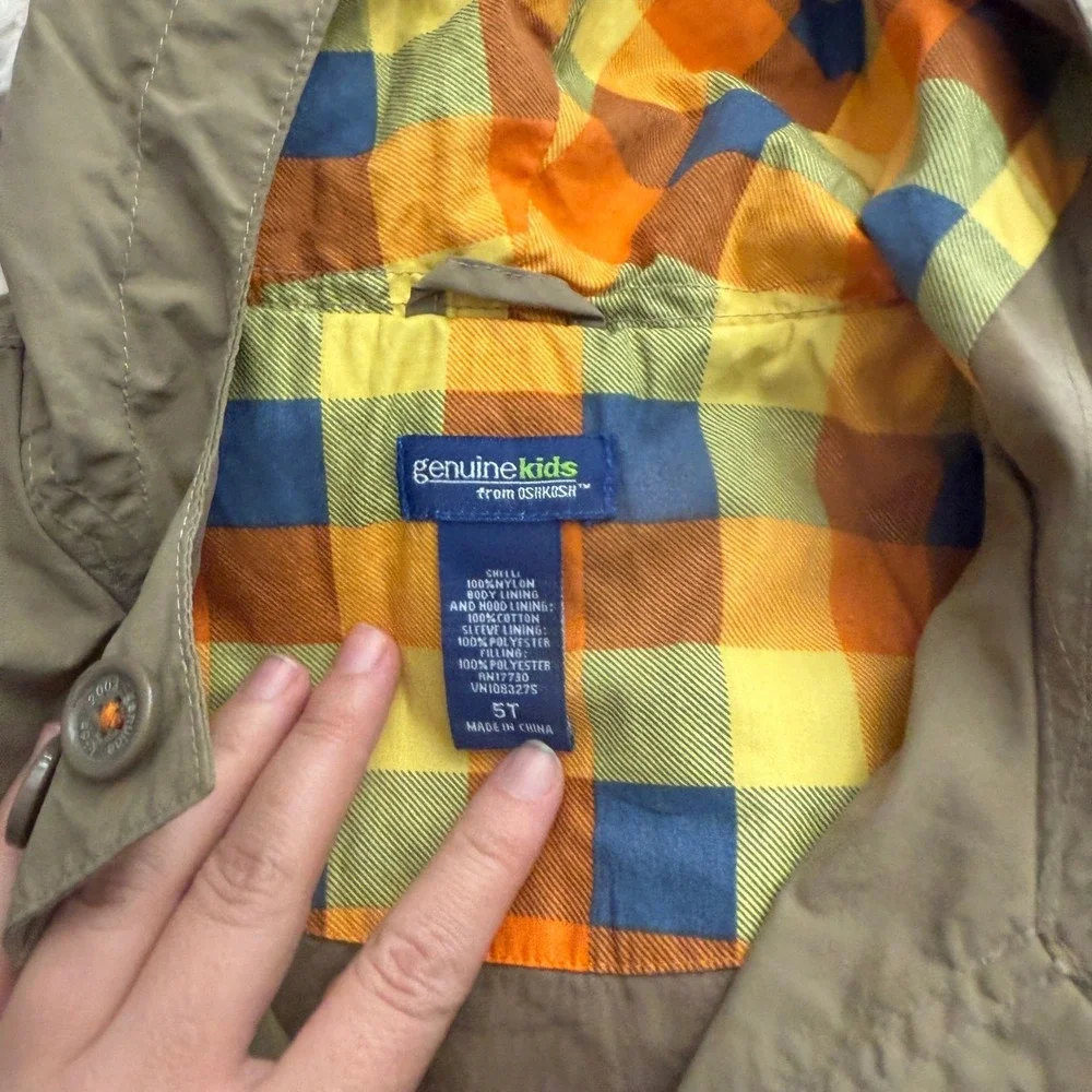 Gap & Genuine Kids 5T Jacket & Fleece Hoodie Set Toddler Boys School Fall